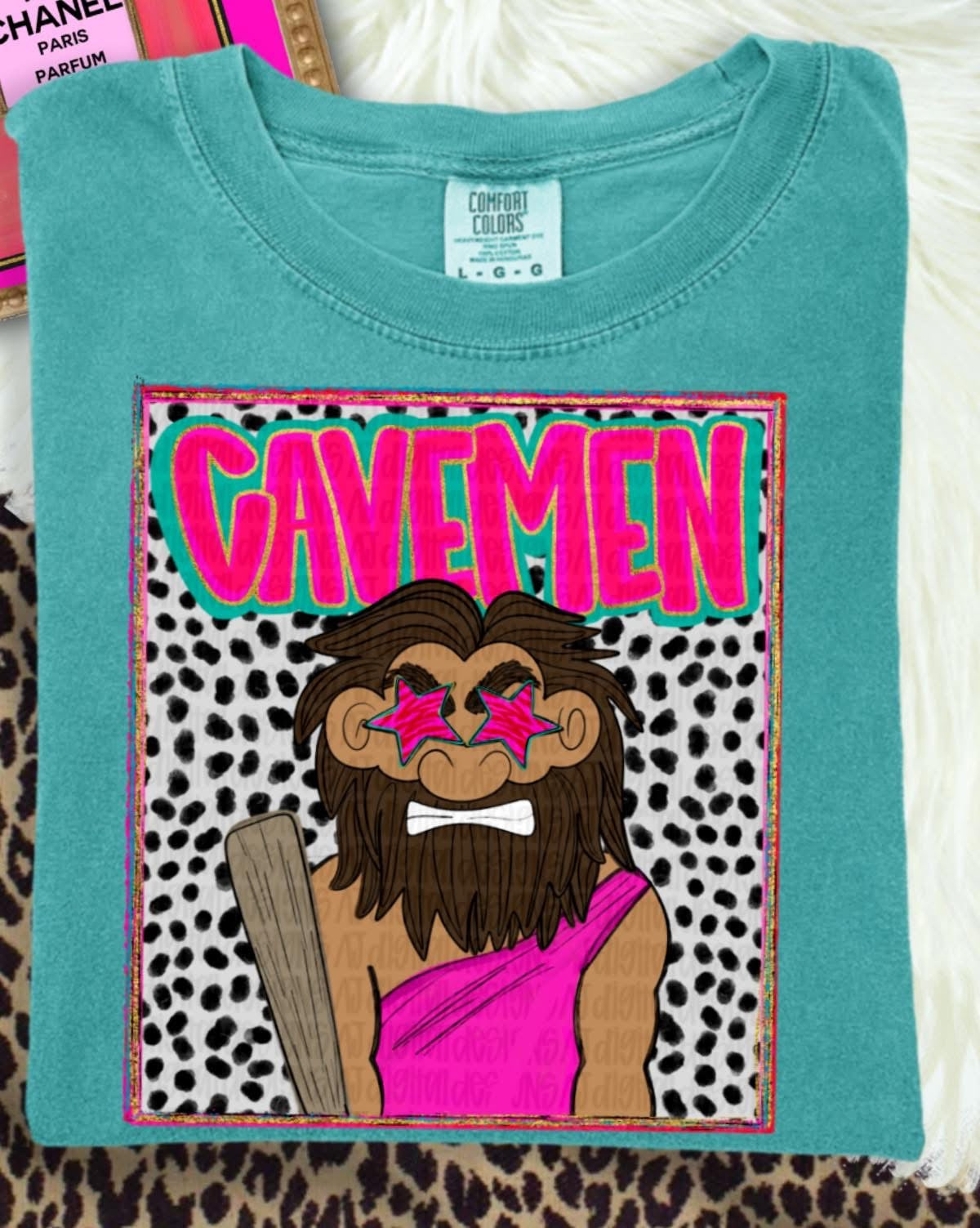 Cavemen Preppy Portrait PNG