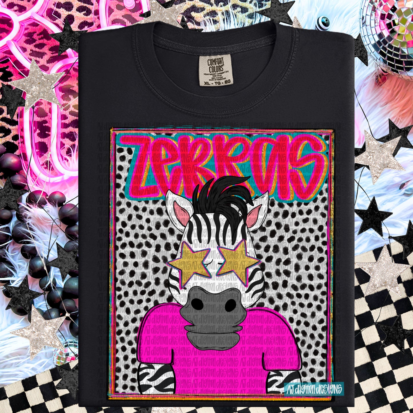 Zebras Preppy Portrait