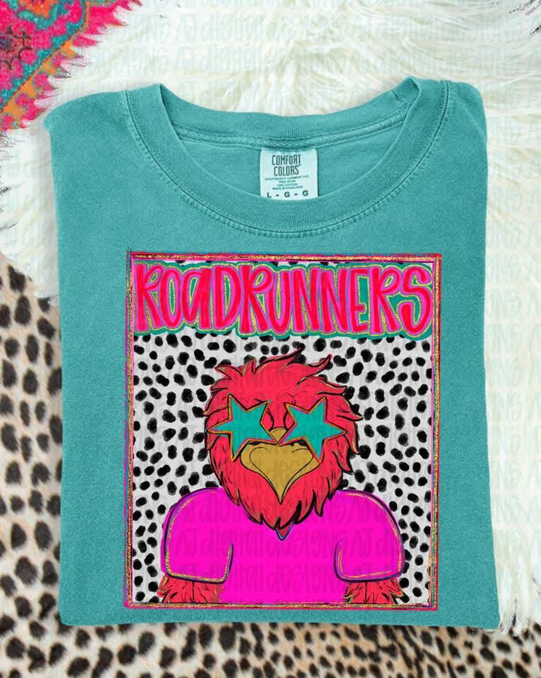 Road runners (red) Preppy Portrait