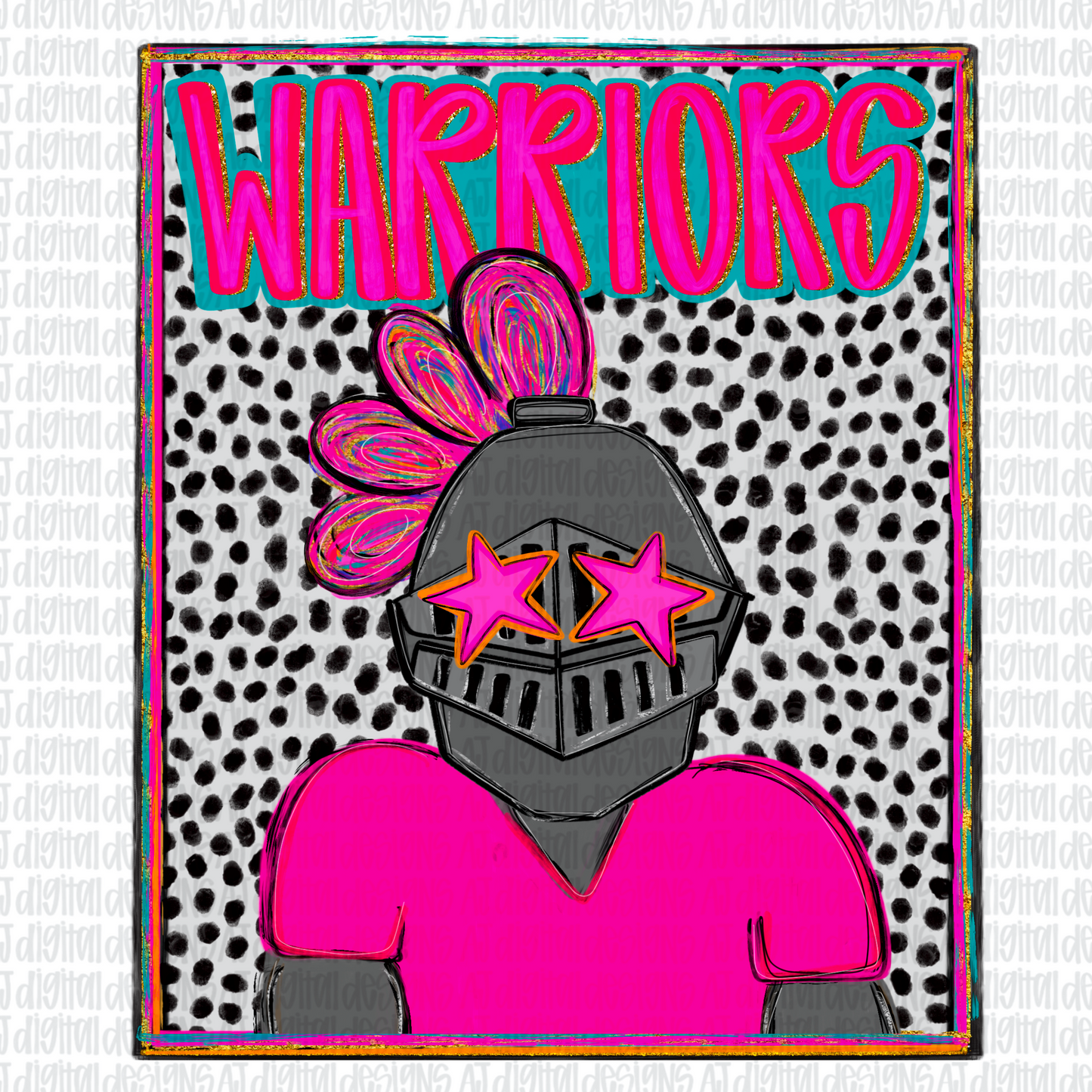 Warriors Preppy Portrait