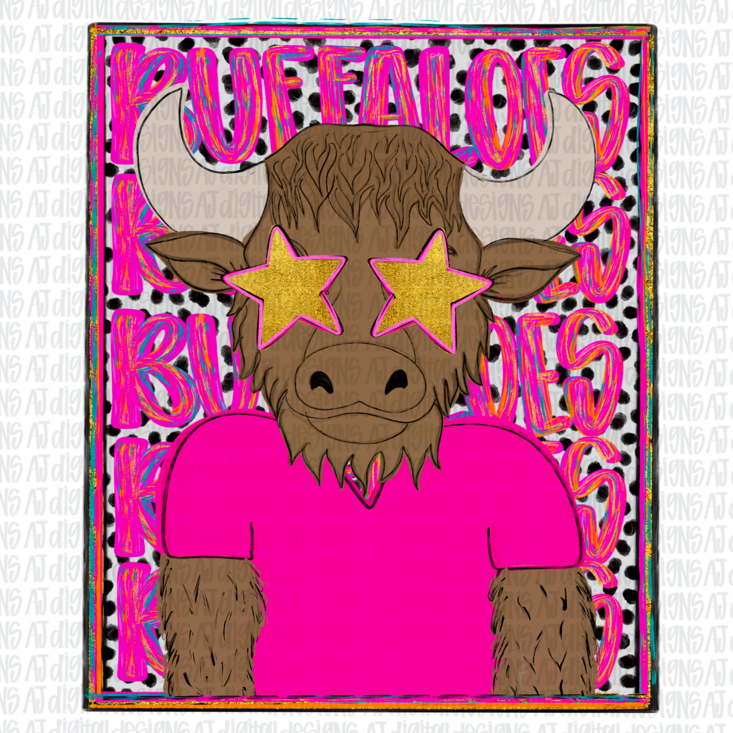 Buffaloes Preppy Portrait