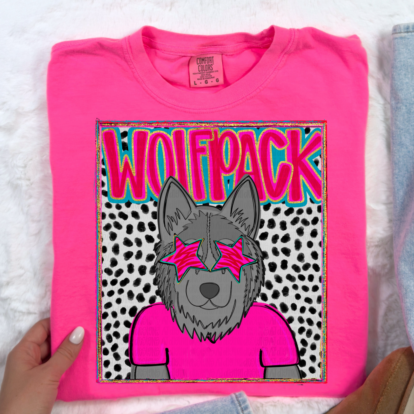 Wolfpack Preppy Portrait