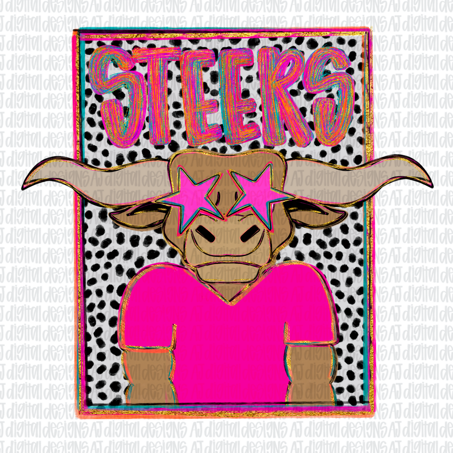 Steers Preppy Portrait