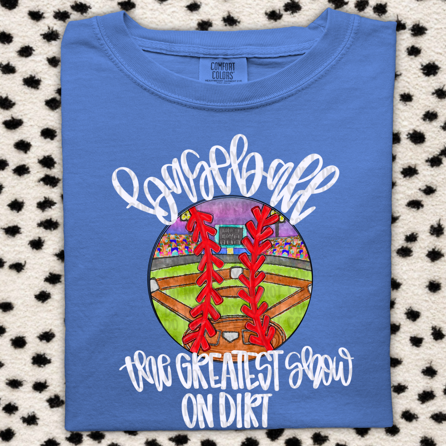Baseball greatest show on dirt (white)