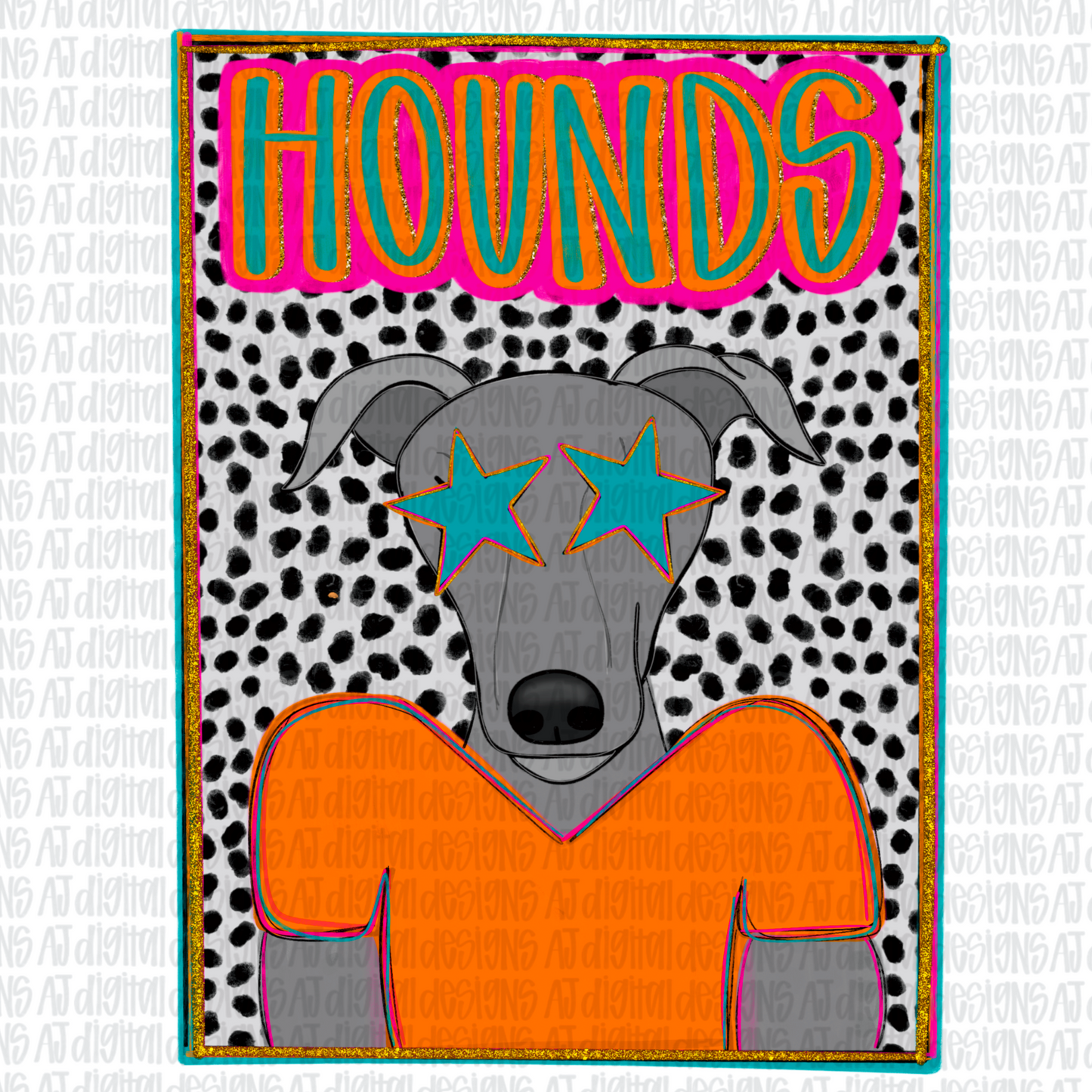 Hounds Preppy Portrait