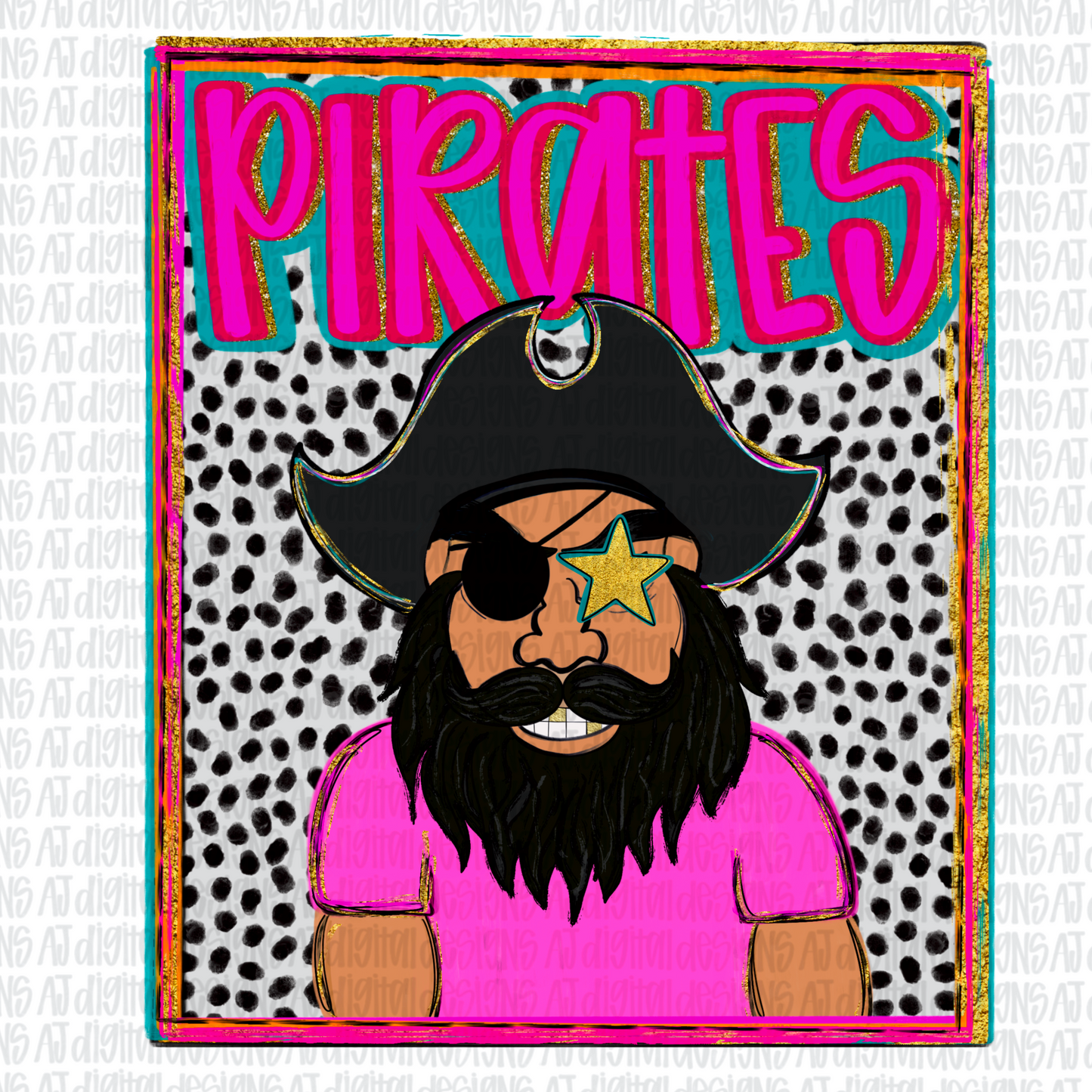 Pirates Preppy Portrait