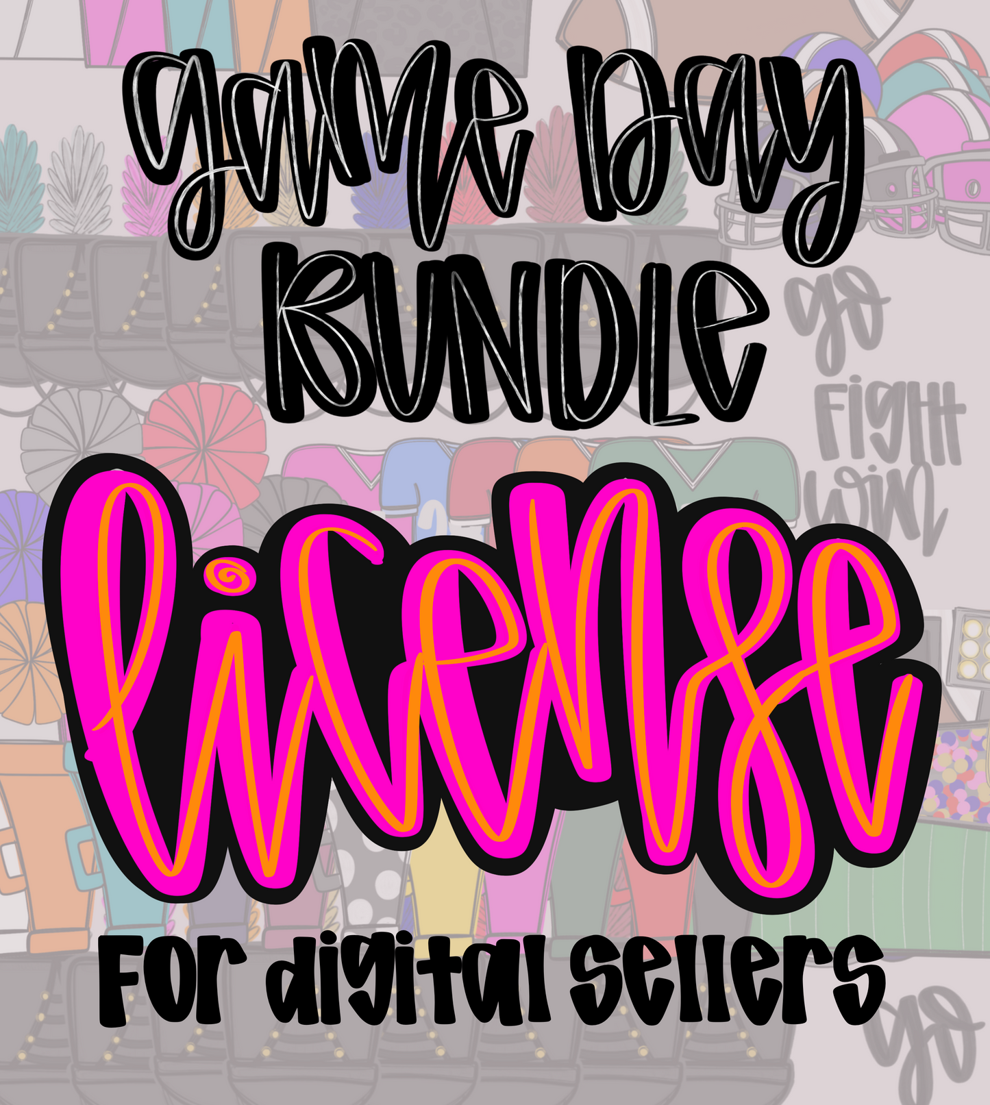 License to sell digital— Football clipart drive drive digital use only permitted with the purchase of license