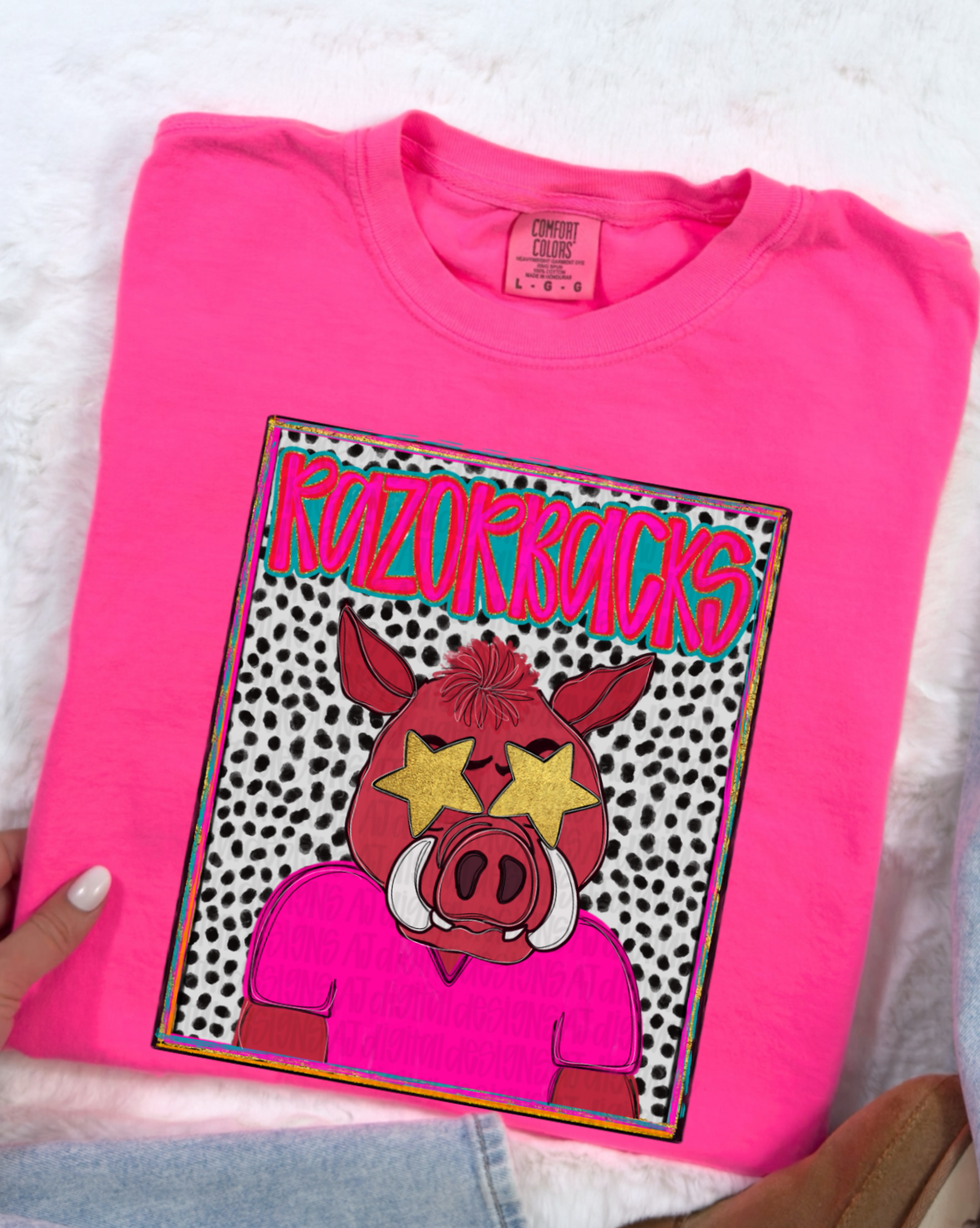 Razorbacks Preppy Portrait