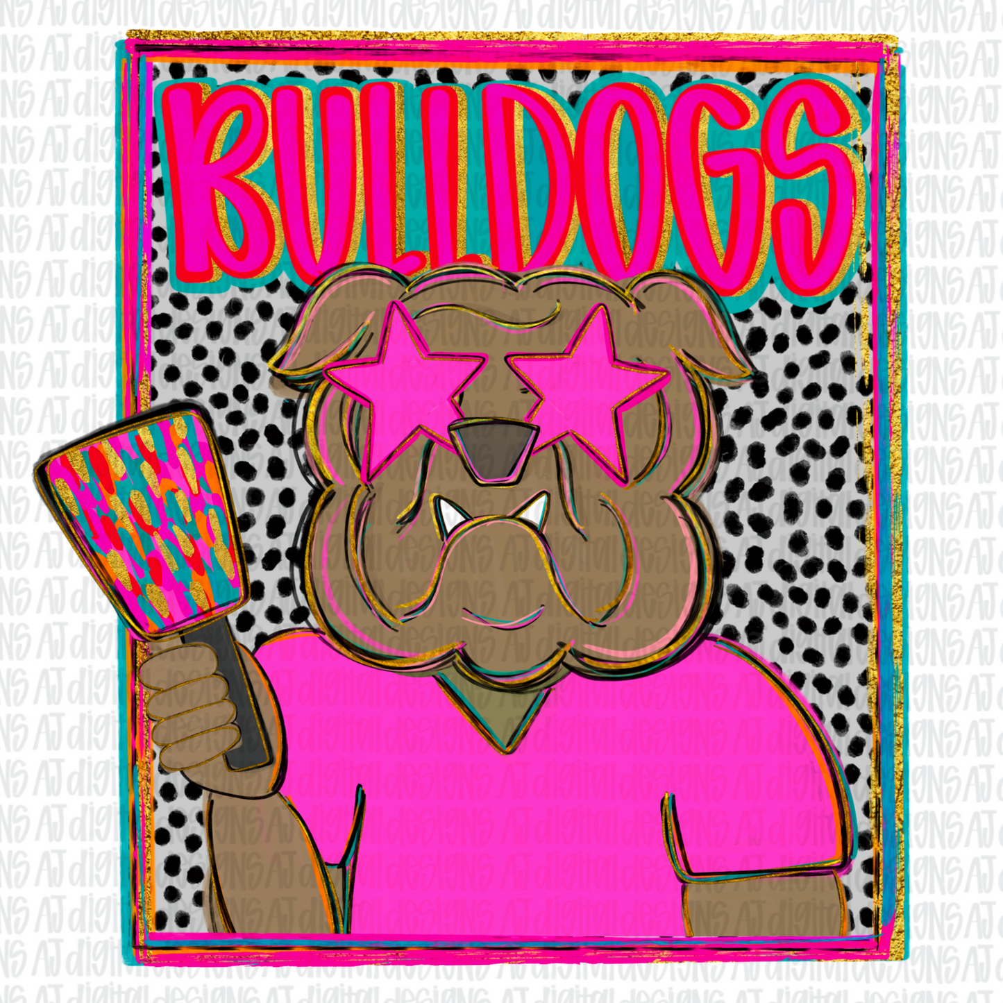 Bulldogs Preppy Portrait