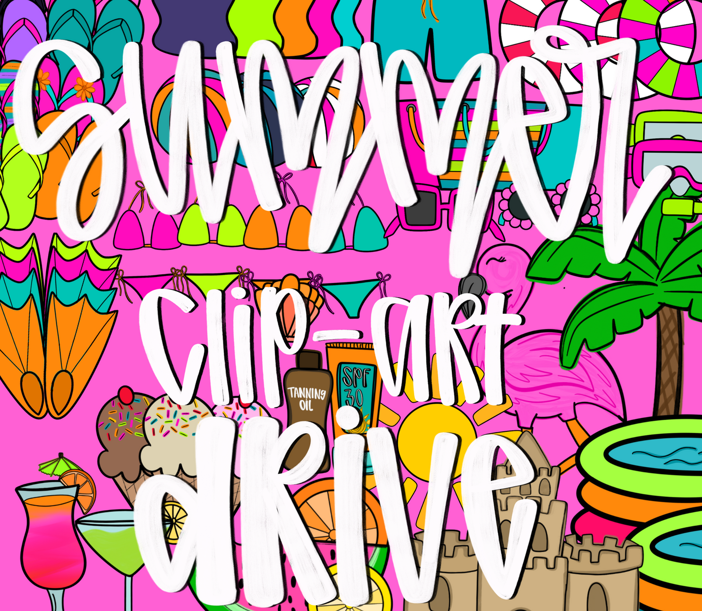 2025 Summer clipart drive