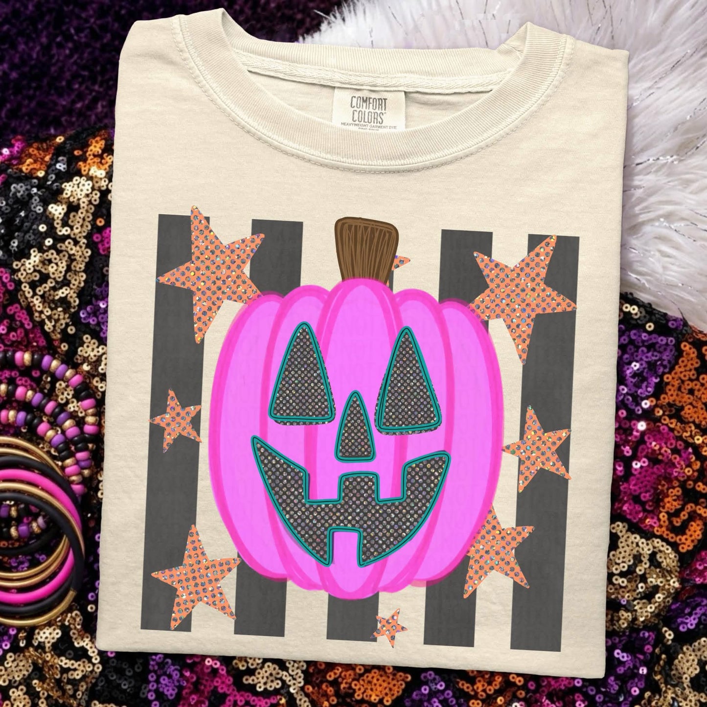 Glitzy pumpkin
