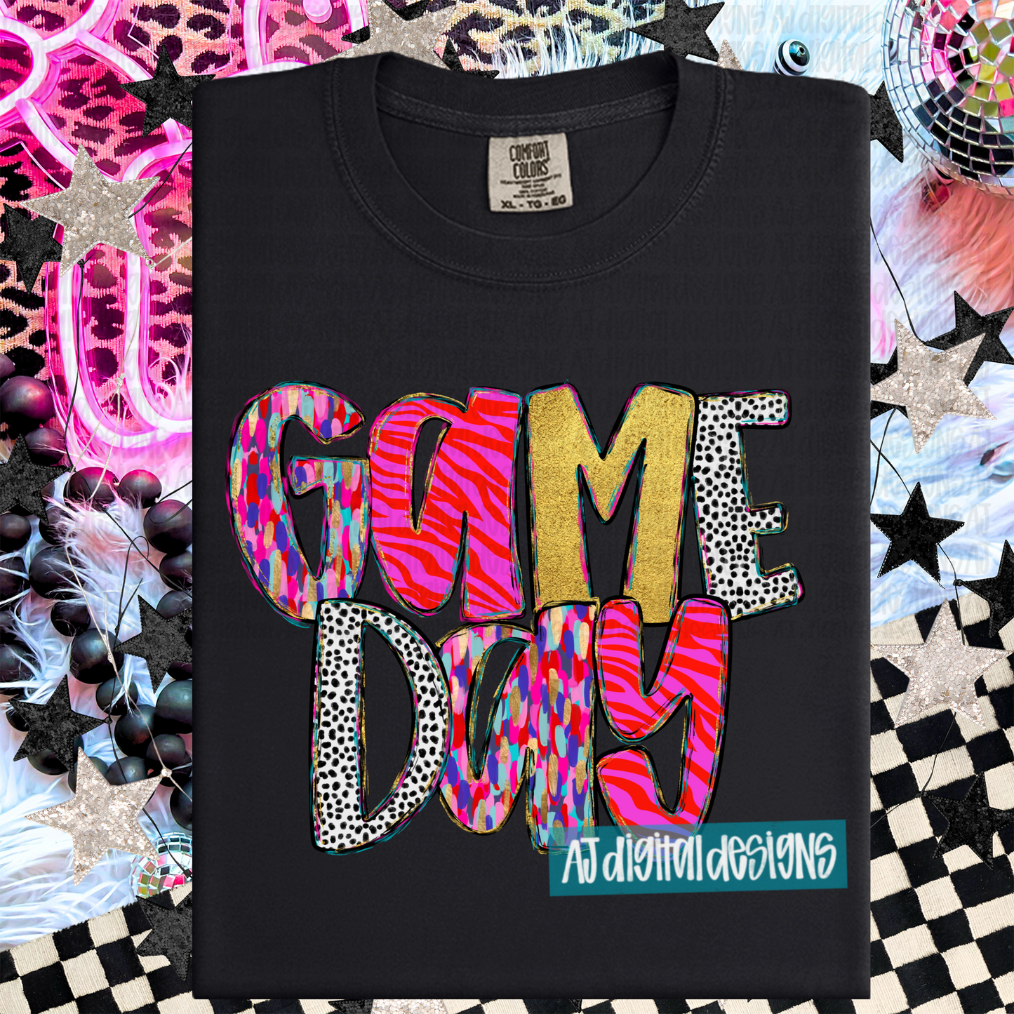 GAME DAY Digital Download PNG