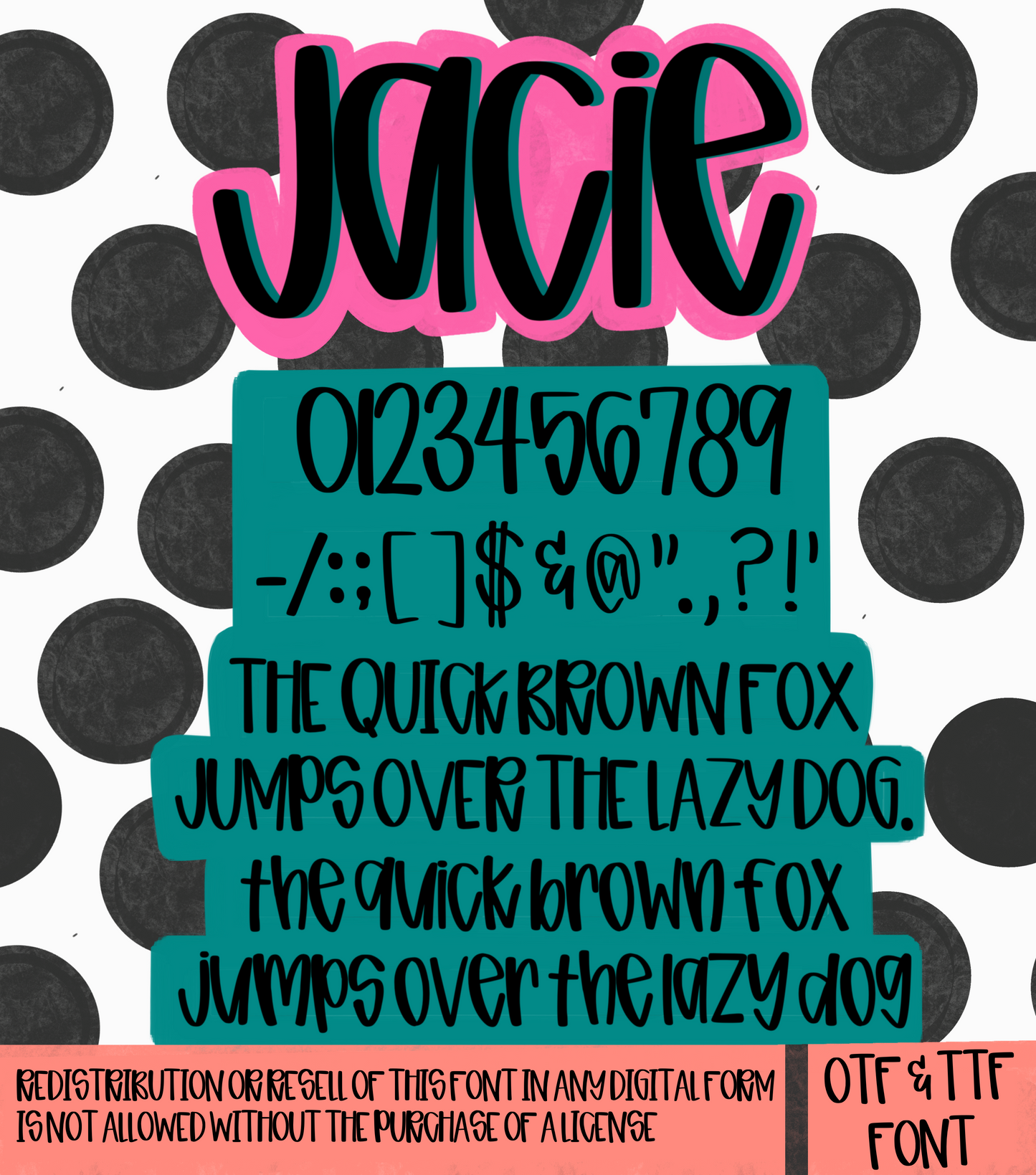 JACIE OTF TTF FONT