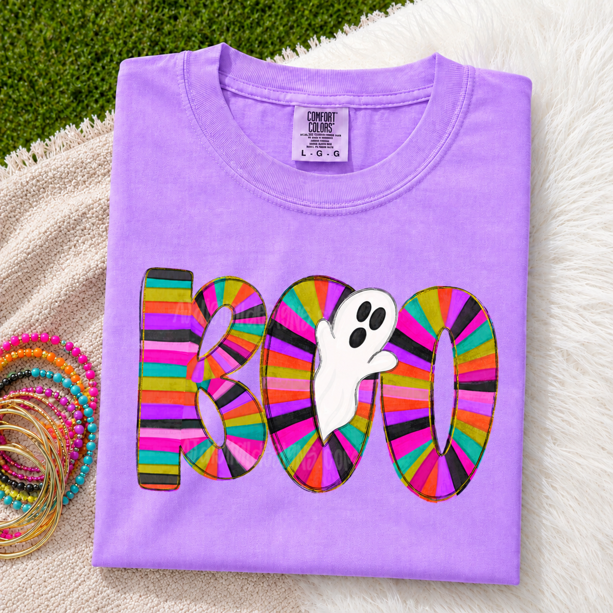 BOO Halloween design png