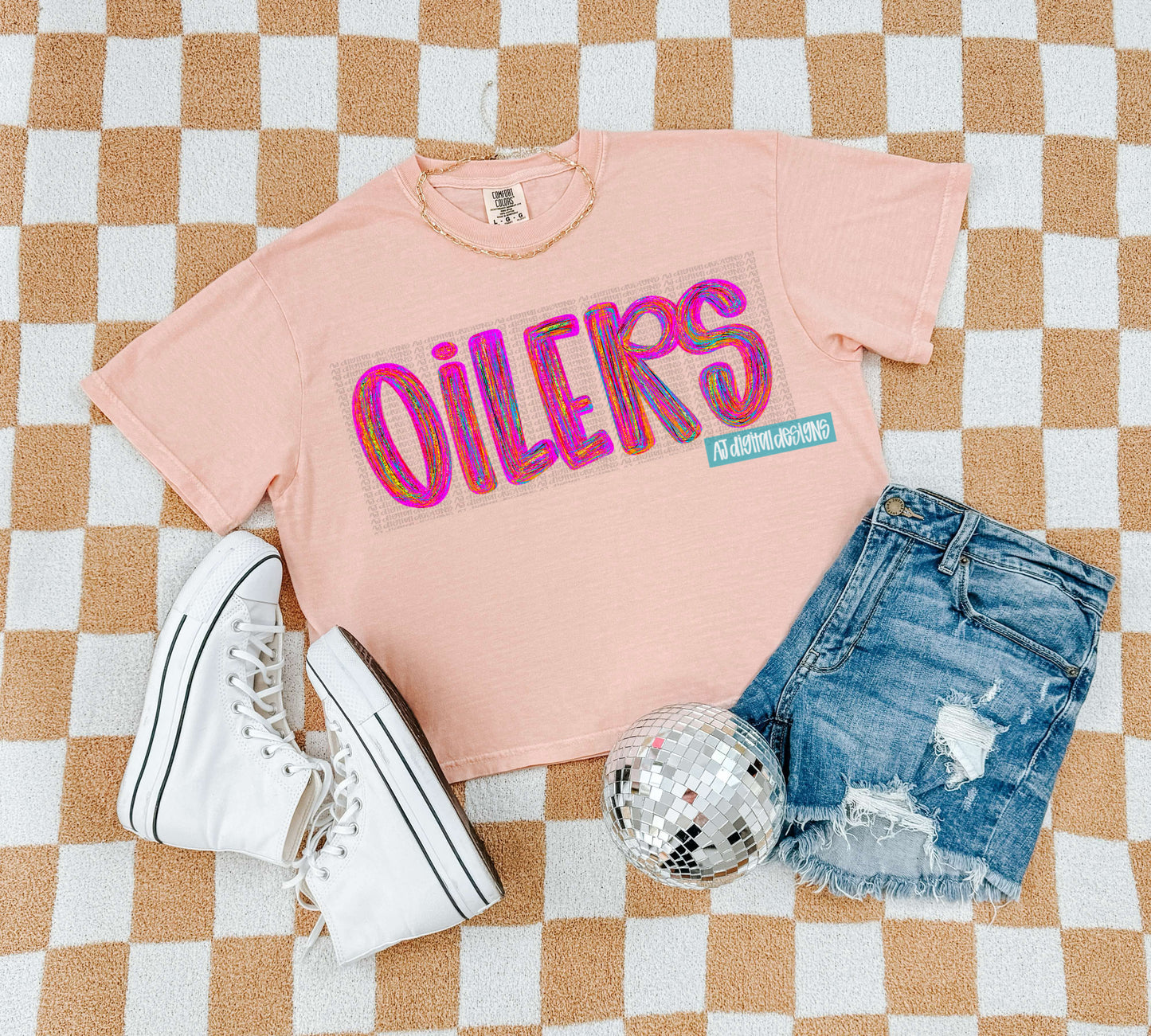 Oilers Purple Layered