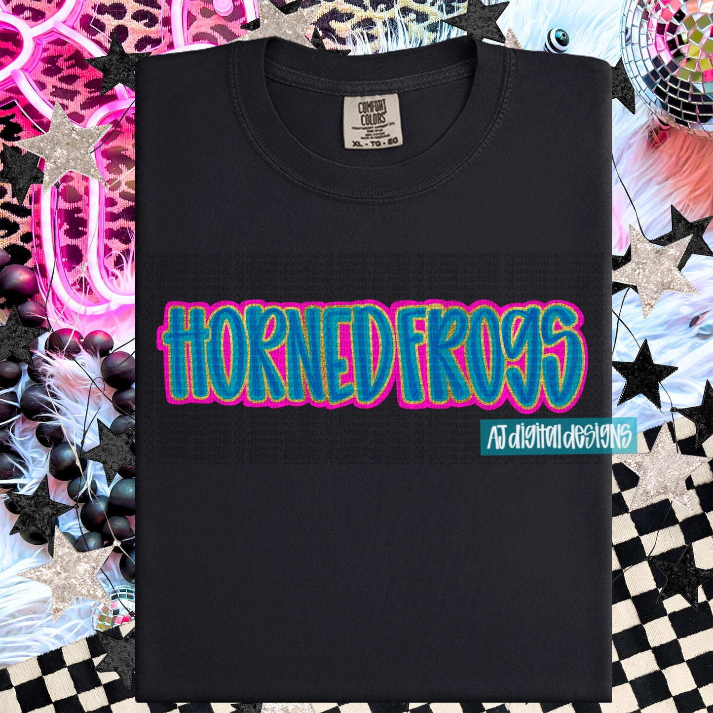 Horned Frogs Layered