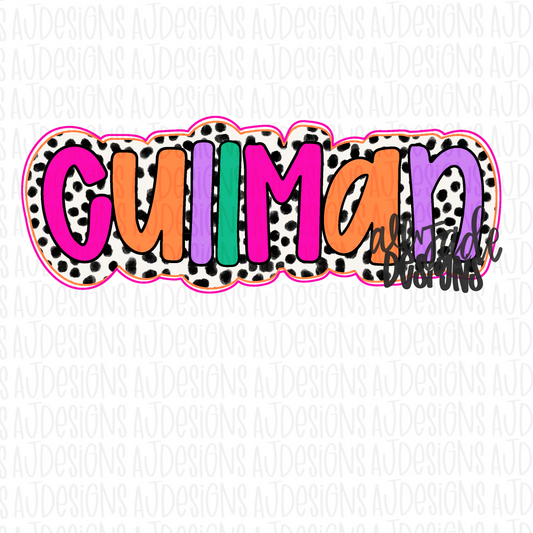 Cullman Bright Dotted Digital Download PNG