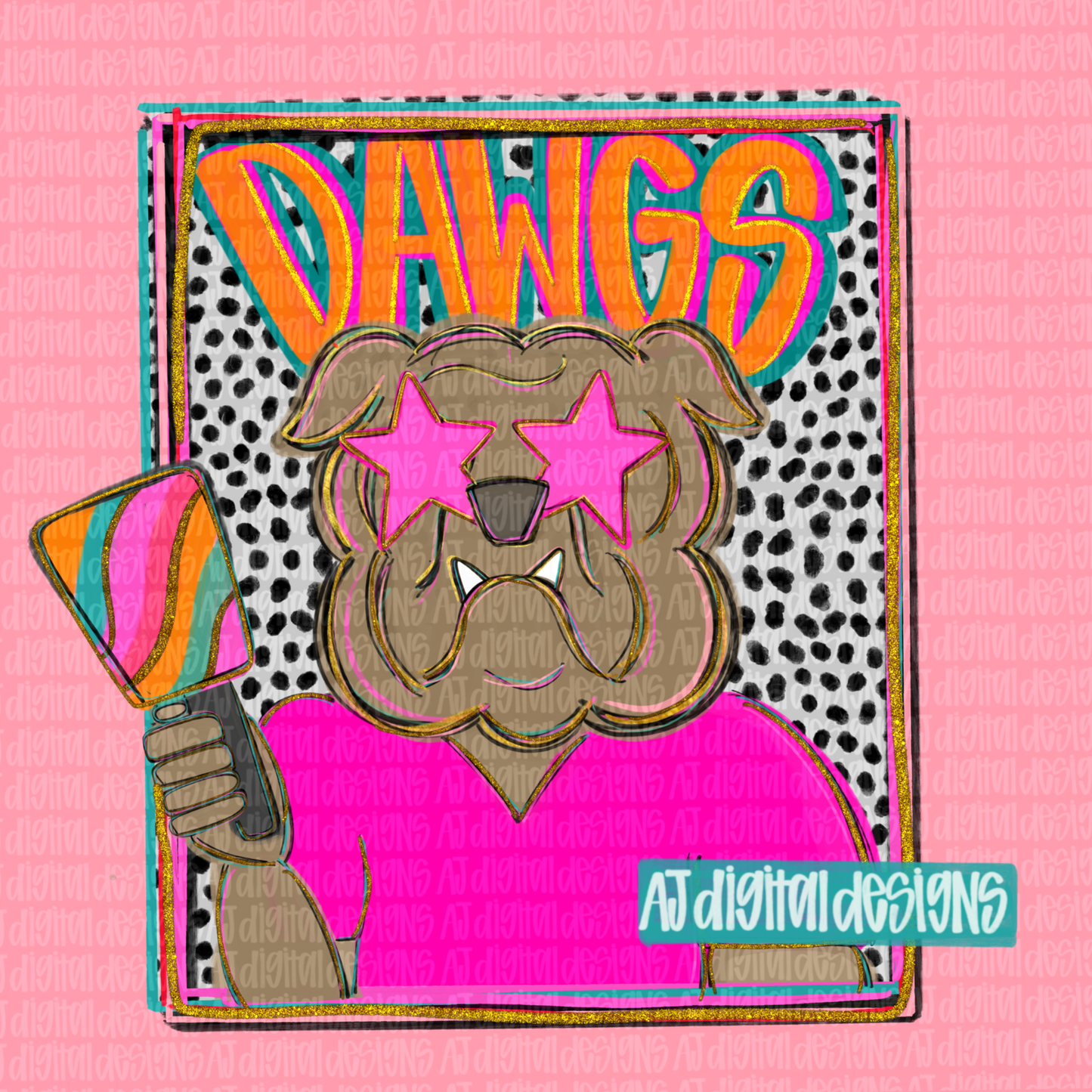 Dawgs Preppy Portrait