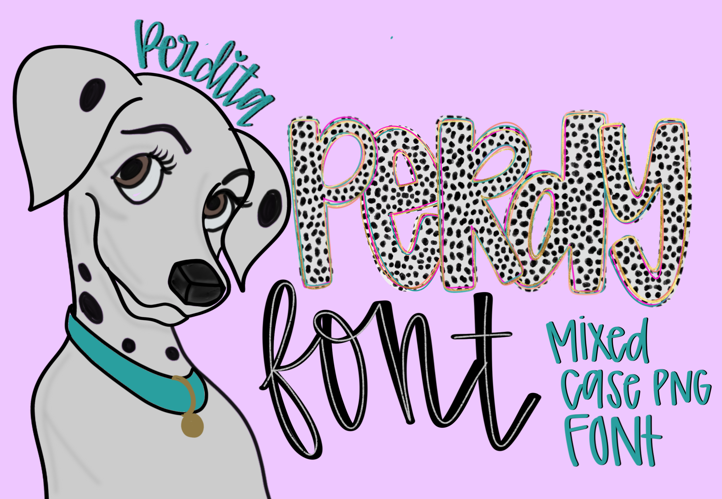 Pardy Text Perdy Font Digital Download PNG – alljadedesigns