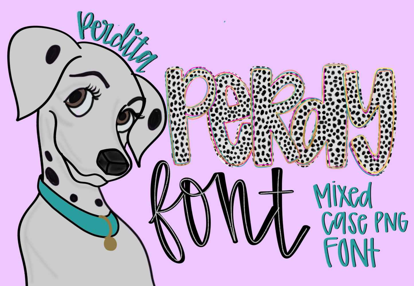 Perdy Font Digital Download PNG