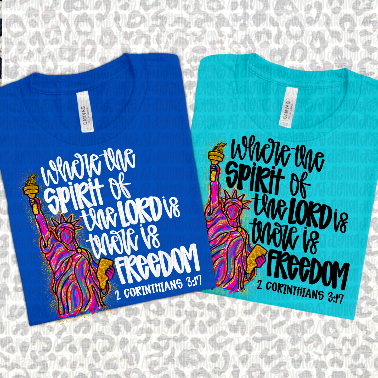 2 Corinthians 3:17 2 png files