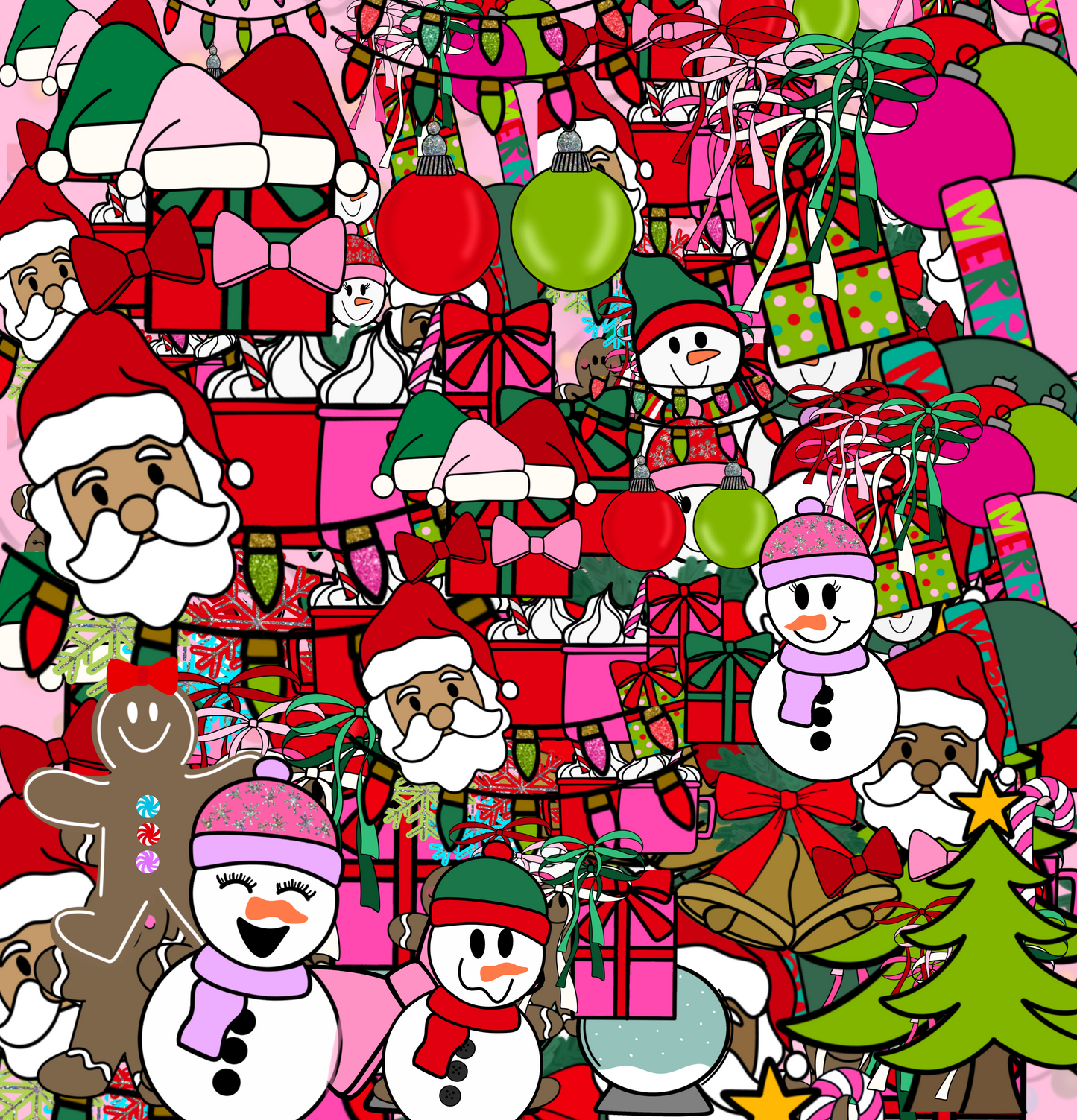 Christmas clipart with digital rights
