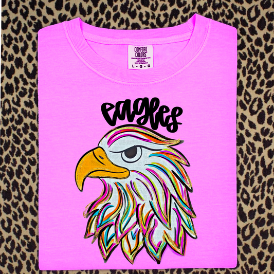 Eagles painted mascot 3 files