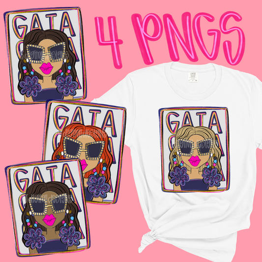 GATA GIRLS 4 PNG FILES