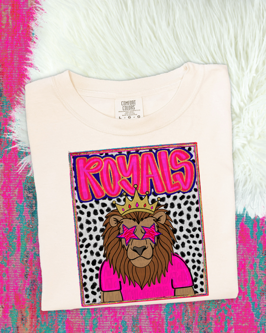 Royals Preppy Portrait PNG