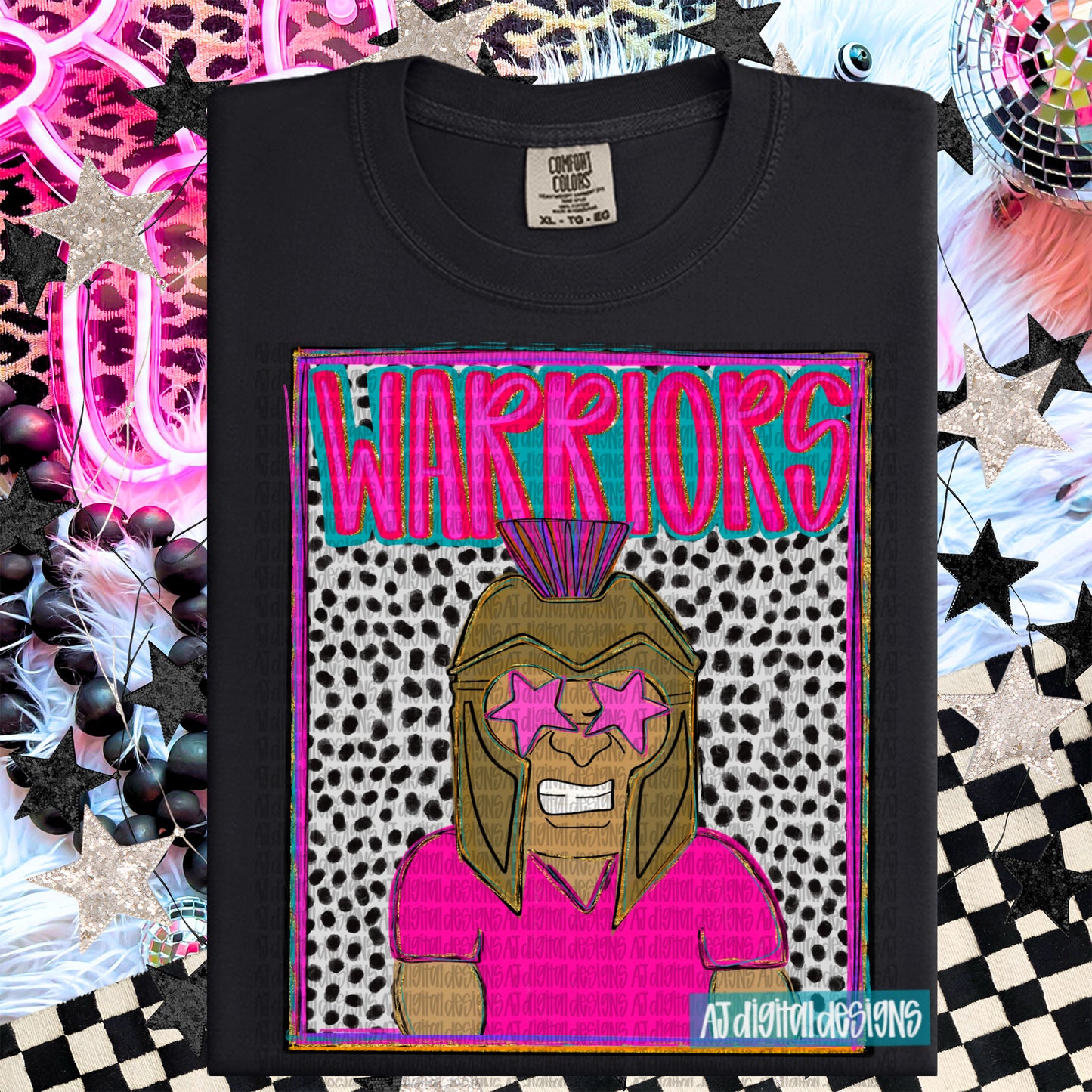 Warriors Preppy Portrait