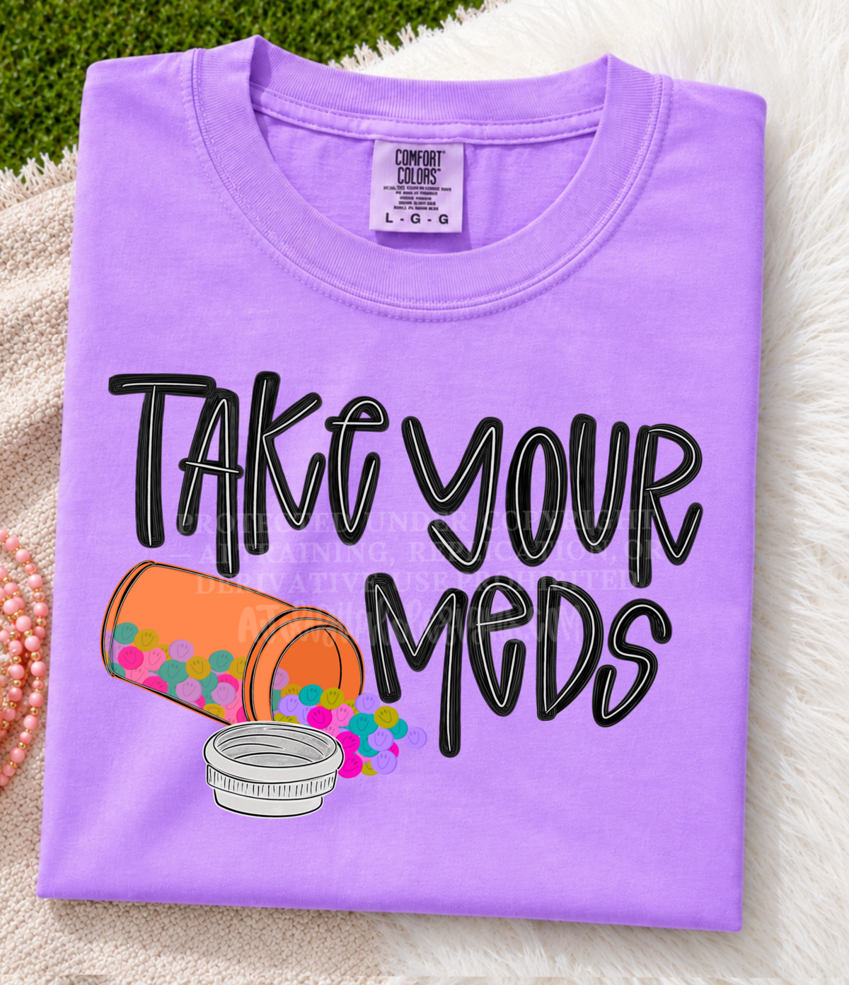 Take your meds png design