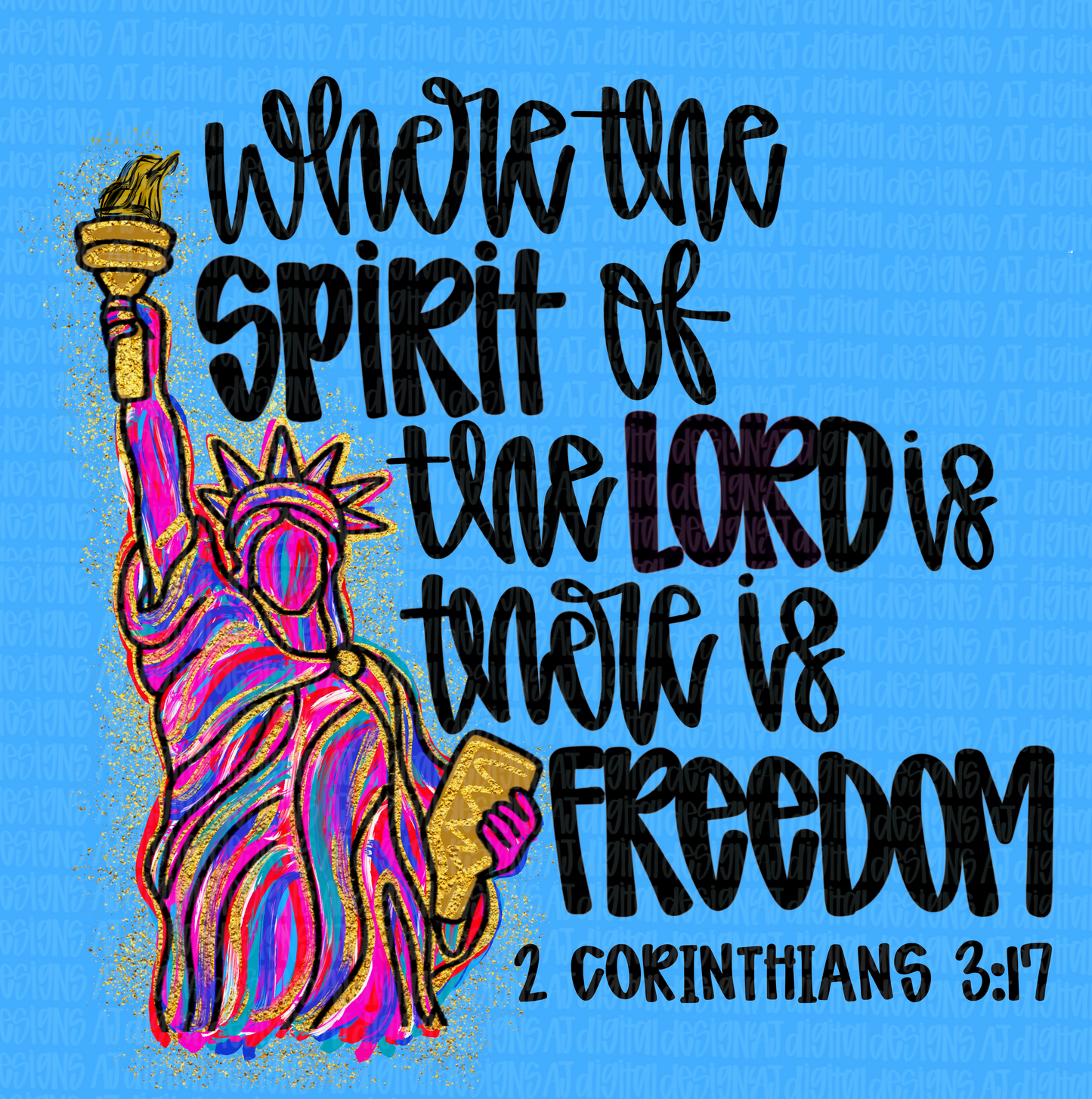 2 Corinthians 3:17 2 png files