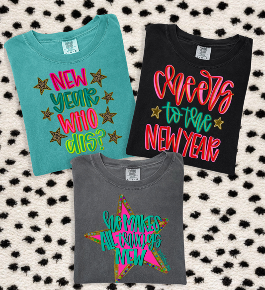 New years bundle of 3