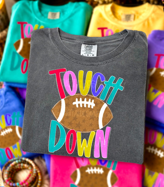 Touchdown colorful png design