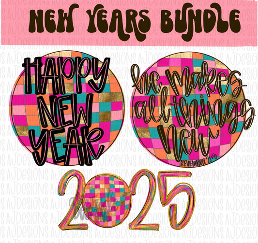 New years bundle png only