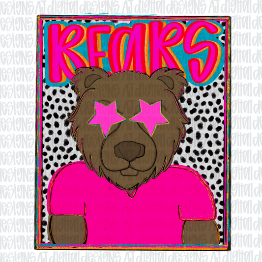 Bears png digital design