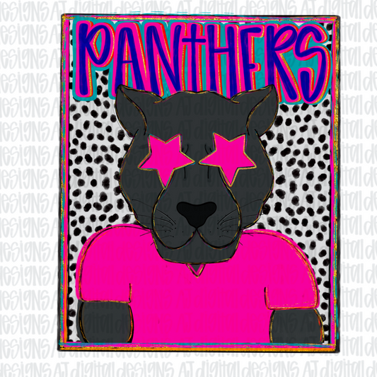 Panthers Royal Preppy Portrait
