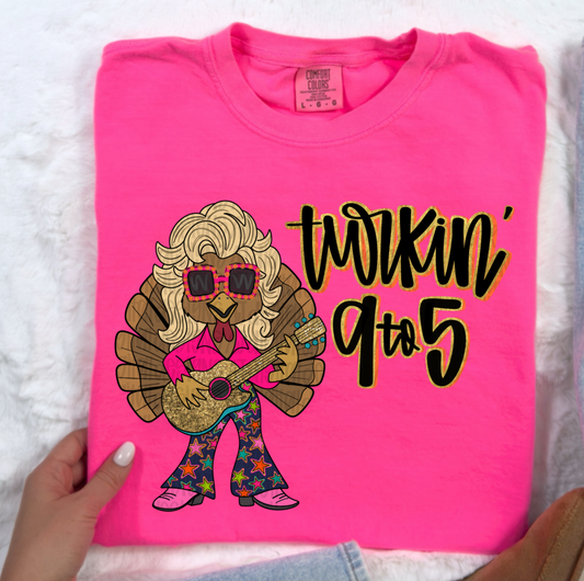 Turkin 9-5 turkey png digital only