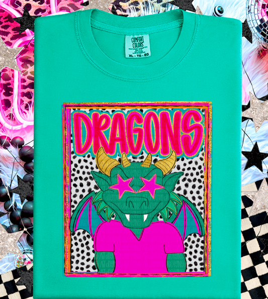 Dragons mascot portrait png