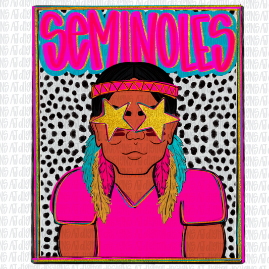 Seminoles Preppy Portrait