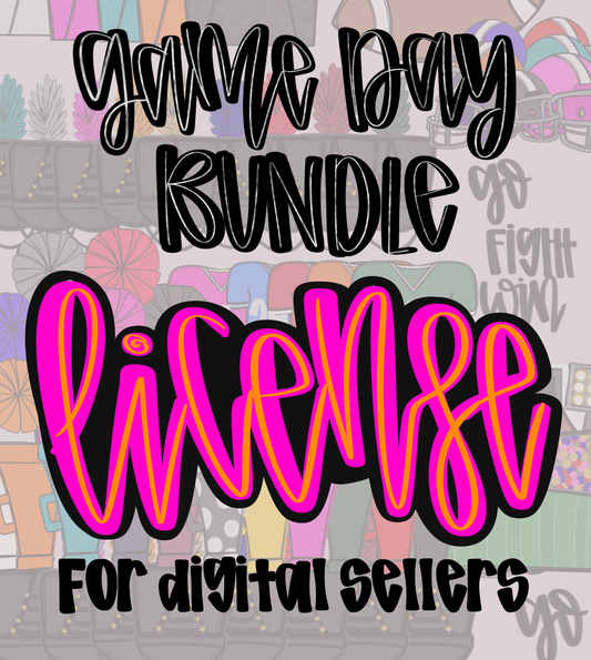 License to sell digital— Football clipart drive  drive digital use only permitted with the purchase of license