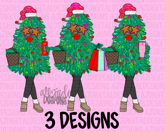 Treena Tree Bundle of 3 Digital Download PNG