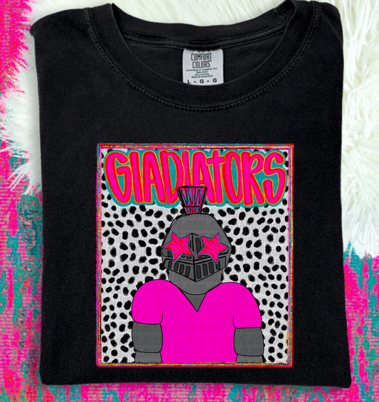 Gladiators Pink Preppy Portrait