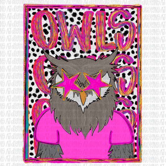 Owls Preppy Portrait