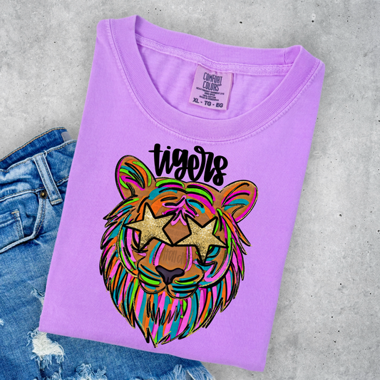 Tigers painted mascot 3 files