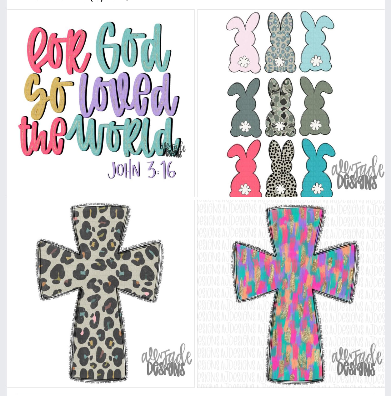 Easter Bundle Digital Download PNG