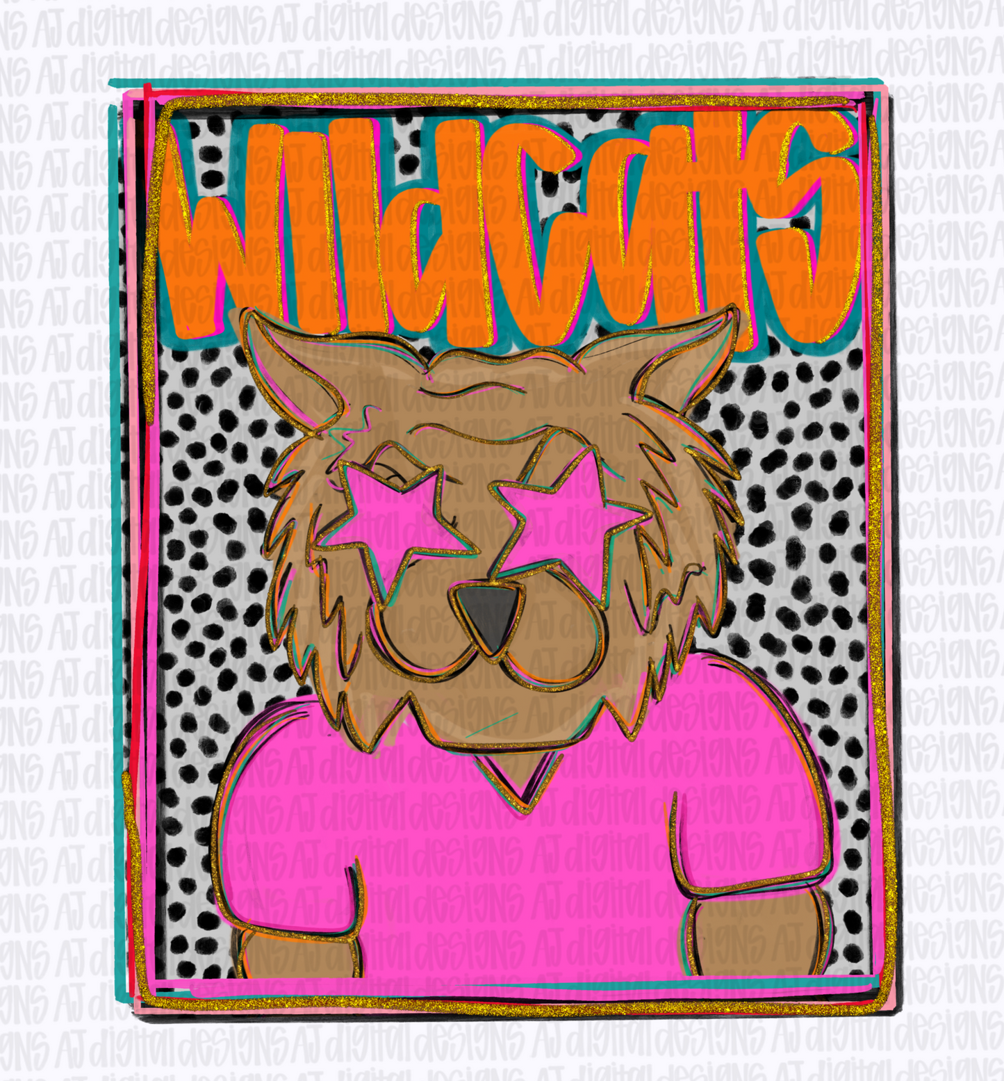 Wildcats Preppy Portrait