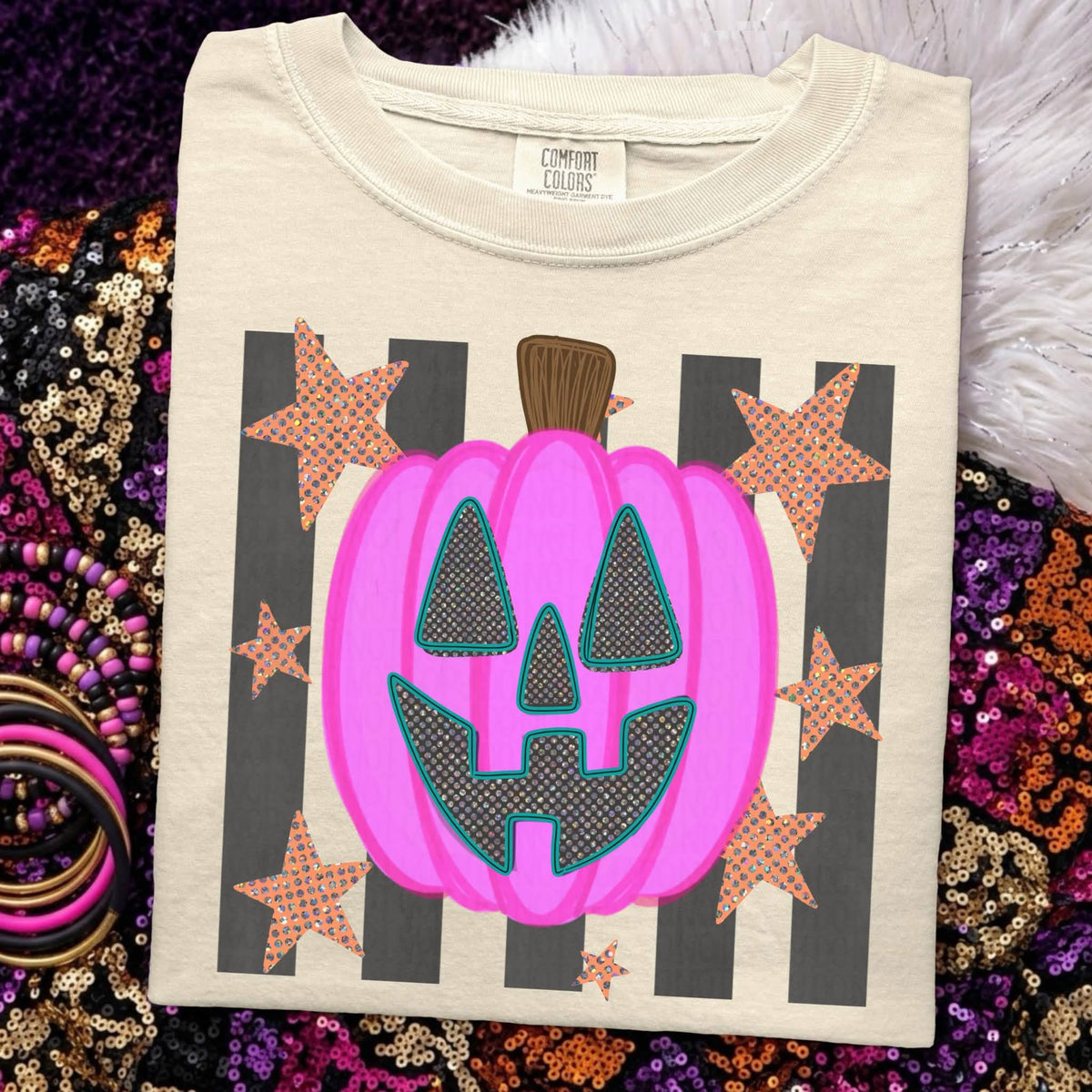 Glitzy pumpkin