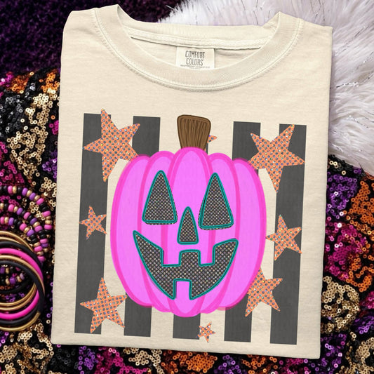 Glitzy pumpkin