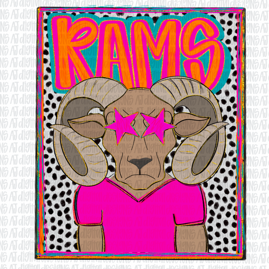 Rams Preppy Portrait